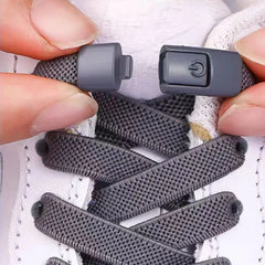 Elastic No-Tie Shoelaces with Press Lock