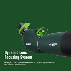 SVBONY Spotting Scope – Waterproof Long-Range Zoom Telescope for Outdoor & Shooting