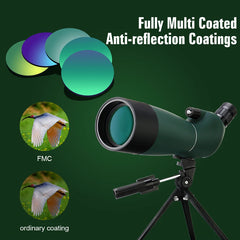 SVBONY Spotting Scope – Waterproof Long-Range Zoom Telescope for Outdoor & Shooting