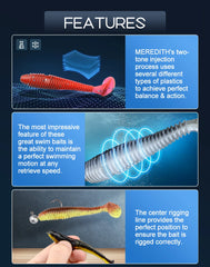 Paddle Tail Soft Fishing Lure
