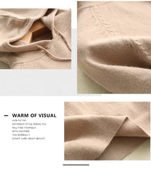 2025 Women’s Hooded Knit Sweater – Loose Casual Autumn/Winter Pullover