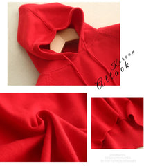 2025 Women’s Hooded Knit Sweater – Loose Casual Autumn/Winter Pullover