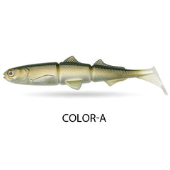 Spinpoler Shad Jointed Soft Swimbait – 25g/58g Sinking Lure for Perch & Pike Fishing