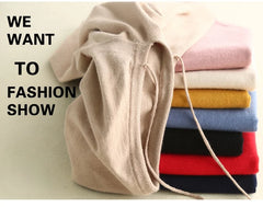 2025 Women’s Hooded Knit Sweater – Loose Casual Autumn/Winter Pullover