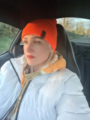 Unisex Fur-Lined Knitted Beanie Hat