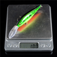 10-Pcs Minnow Hard Fishing Lures