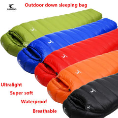 CADENO Ultralight Down Mummy Sleeping Bag – 400g/1200g Duck Down, Winter & Autumn Camping
