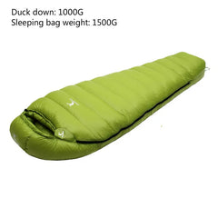 CADENO Ultralight Down Mummy Sleeping Bag – 400g/1200g Duck Down, Winter & Autumn Camping