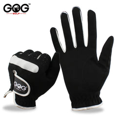 Men’s Golf Glove – Left/Right Hand, Microfiber, Black