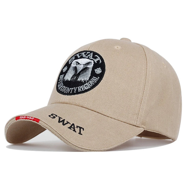 SWAT Tactical Eagle Embroidered Baseball Cap