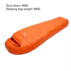 CADENO Ultralight Down Mummy Sleeping Bag – 400g/1200g Duck Down, Winter & Autumn Camping