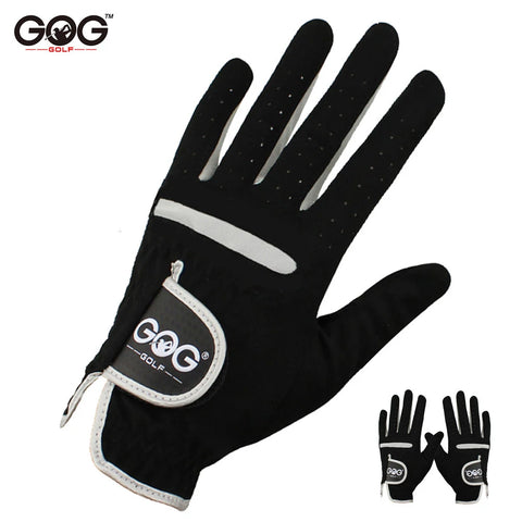 Men’s Golf Glove – Left/Right Hand, Microfiber, Black