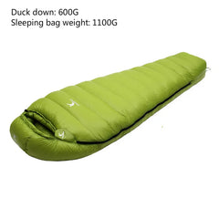 CADENO Ultralight Down Mummy Sleeping Bag – 400g/1200g Duck Down, Winter & Autumn Camping