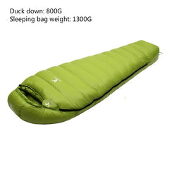 CADENO Ultralight Down Mummy Sleeping Bag – 400g/1200g Duck Down, Winter & Autumn Camping