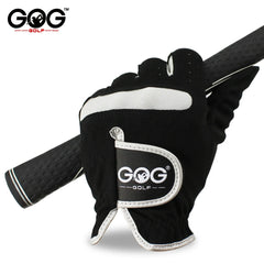 Men’s Golf Glove – Left/Right Hand, Microfiber, Black
