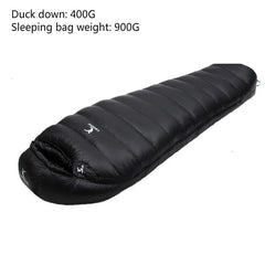 CADENO Ultralight Down Mummy Sleeping Bag – 400g/1200g Duck Down, Winter & Autumn Camping
