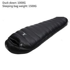 CADENO Ultralight Down Mummy Sleeping Bag – 400g/1200g Duck Down, Winter & Autumn Camping