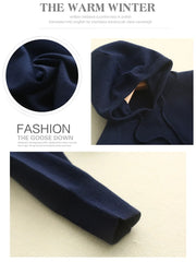 2025 Women’s Hooded Knit Sweater – Loose Casual Autumn/Winter Pullover