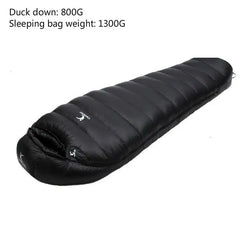 CADENO Ultralight Down Mummy Sleeping Bag – 400g/1200g Duck Down, Winter & Autumn Camping