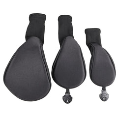 3-Piece Golf Club Head Covers – Wood Driver & Fairway