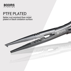 Booms Fishing F03 Long Nose Pliers – 23cm Stainless Steel Hook Remover & Line Cutter