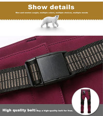 LNGXO Winter Fleece Hiking Pants – Waterproof Windproof Outdoor Soft Shell