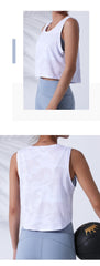 Women’s Camouflage Sleeveless Running Vest