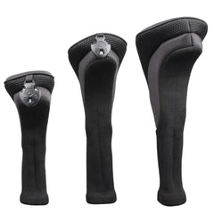 3-Piece Golf Club Head Covers – Wood Driver & Fairway