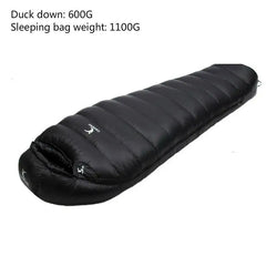 CADENO Ultralight Down Mummy Sleeping Bag – 400g/1200g Duck Down, Winter & Autumn Camping