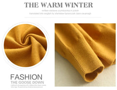 2025 Women’s Hooded Knit Sweater – Loose Casual Autumn/Winter Pullover