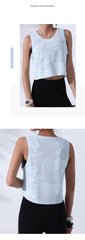 Women’s Camouflage Sleeveless Running Vest