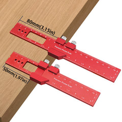 Precision T-Type Pocket Ruler – Inch & Metric Measuring Tool