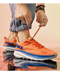 Men & Women Carbon Plate Running Shoes – Lightweight Breathable Athletic Sneakers