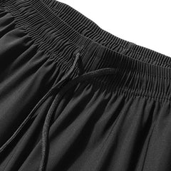 Men’s Quick-Dry Running Pants – Zipper Fitness Trousers