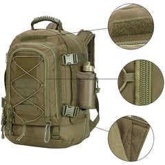 LQARMY 65L Tactical Military Backpack – Large Capacity Hiking & Camping Rucksack