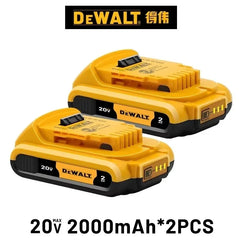 DeWALT 20V MAX Battery Pack – 2Ah/5Ah/6Ah + Charger (Compatible with FlexVolt & DCB Series)