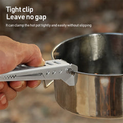 Aluminum Alloy Bowl Gripper – Anti-Hot Camping Pot & Pan Clip Holder