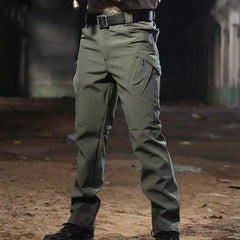 Men’s Waterproof Softshell Fleece Jacket & Pants Set – Outdoor Winter Sportswear