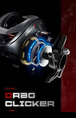 SEASIR Cast X2 7.3:1 Baitcasting Reel – Hybrid Ceramic Bearings & N52 Magnetic Brake