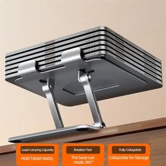 360° Rotatable Tablet Stand – Adjustable Foldable Desktop Holder (4.7–12")