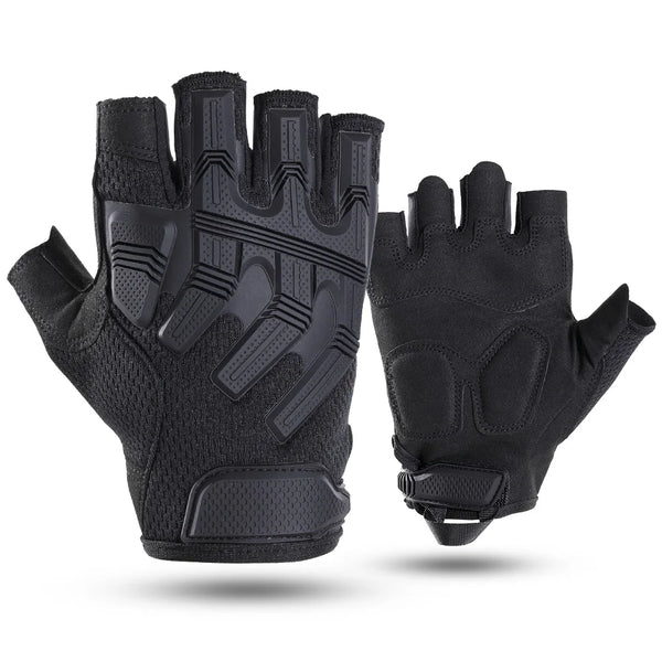 Tactical Half Finger Gloves – Non-Slip Shockproof Outdoor Sports Gear for Men