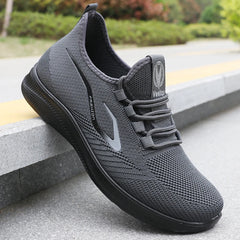 Men’s Lightweight Knitted Running Shoes – Breathable & Non-Slip Sports Sneakers
