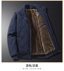 Men’s Thick Winter Cotton-Padded Parka Jacket
