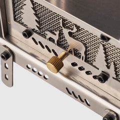 Portable Mini Folding Charcoal Stove – Stainless Steel Outdoor Fire Pit & Wood Burner for Camping