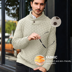 Men’s Winter Knitted Crew Neck Pullover