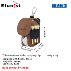 Efunist Magnetic Golf Waist Bag – Ball & Tee Holder