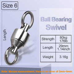 FishTrip Ball Bearing Fishing Swivels