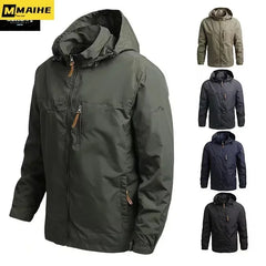 Men’s Gorpcore Tactical Jacket – Waterproof Military Windbreaker