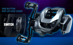 SEASIR Cast-X 7.3:1 Baitcasting Reel – Aluminum Double Spool, Carbon Grip, BFS Micro Fishing Reel
