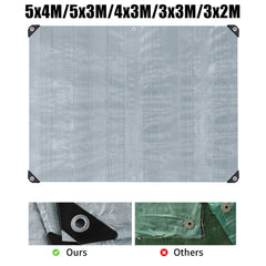 Large Waterproof Camping Tarp – Outdoor Rain Cover & Sun Shelter Canopy